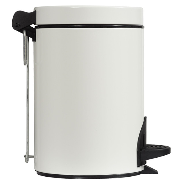 Hysia Metal Pedal Round Trash - 3L - beige 1019