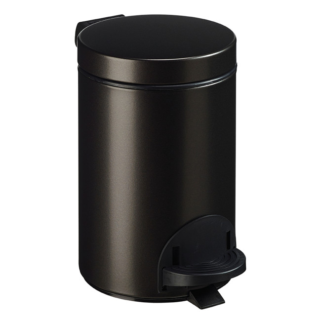 Hysia Metal Pedal Round Trash - 3L - beige 1019