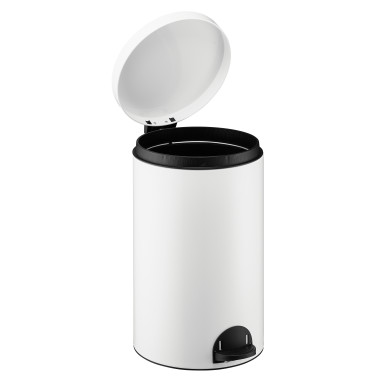 Hysia Metal Pedal Round Trash Can - 20L - beige 1019
