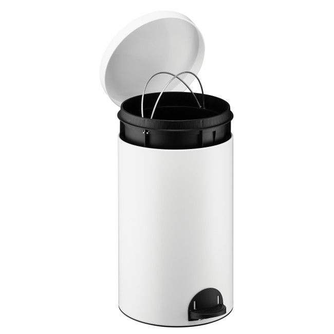 Hysia Metal Pedal Round Trash Can - 20L - beige 1019