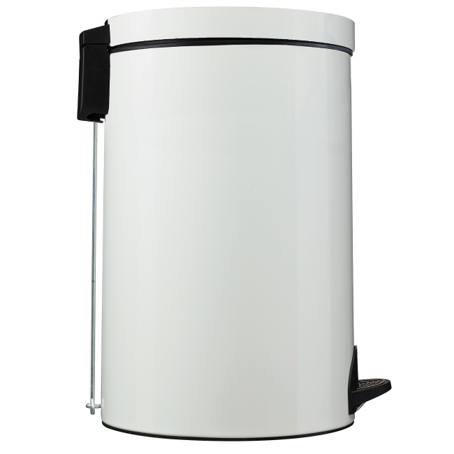 Hysia Metal Pedal Round Trash Can - 20L - beige 1019