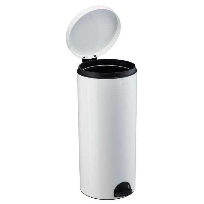 Hysia Metal Pedal Round Trash Can - 30L - beige 1019