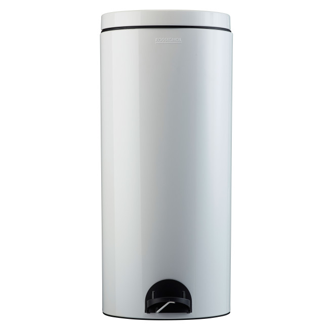 Hysia Metal Pedal Round Trash Can - 30L - beige 1019