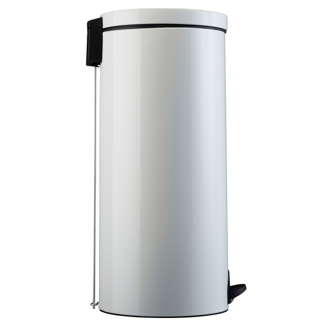 Hysia Metal Pedal Round Trash Can - 30L - beige 1019