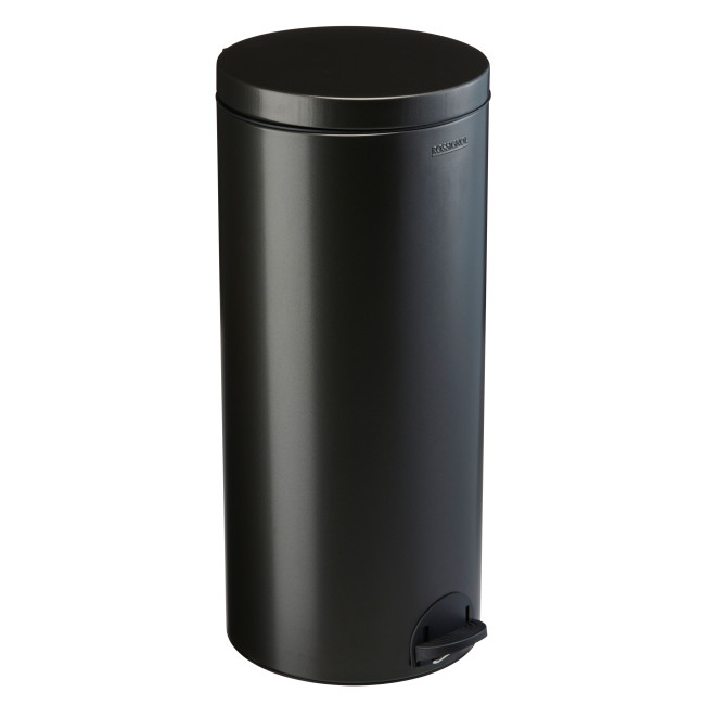Hysia Metal Pedal Round Trash Can - 30L - beige 1019