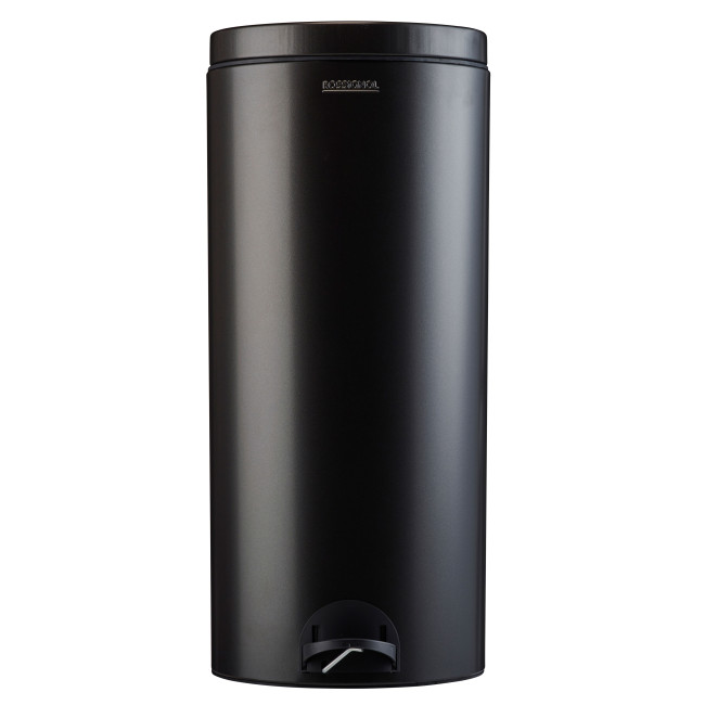 Hysia Metal Pedal Round Trash Can - 30L - beige 1019