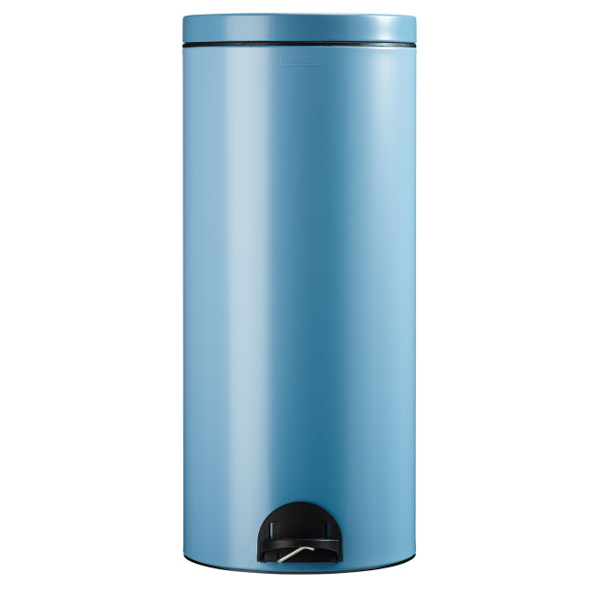Hysia Metal Pedal Round Trash Can - 30L - beige 1019