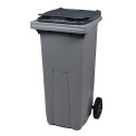 CONTAINER 2 PLASTIC WHEELS (HDPE) - 120L