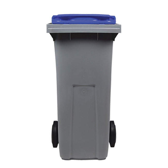 2 Wheel Container Orkea Plastic (HDPE) - 120L - gray / blue