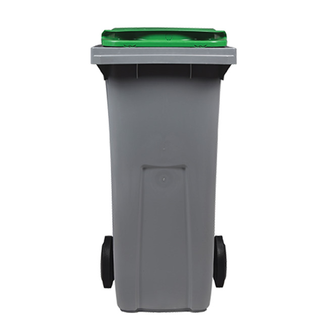 2 Wheel Container Orkea Plastic (HDPE) - 120L - gray / blue