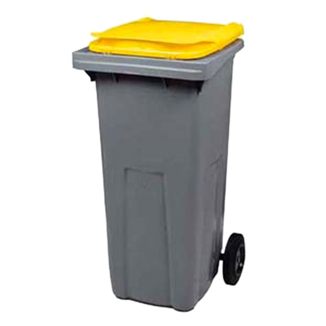 2 Wheel Container Orkea Plastic (HDPE) - 240L - gray / blue