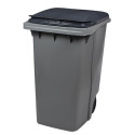 PLASTIC 2 WHEEL CONTAINER (HDPE) - 340L