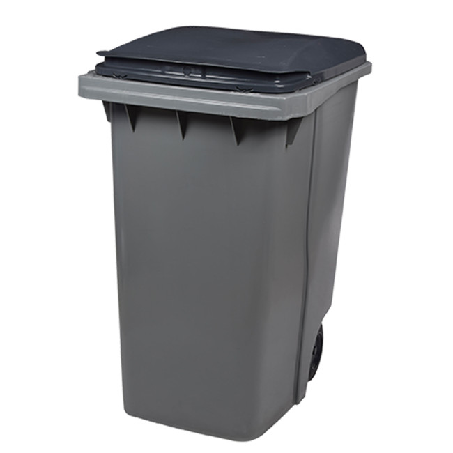 2 Wheel Container Orkea Plastic (HDPE) - 340L - gray / blue