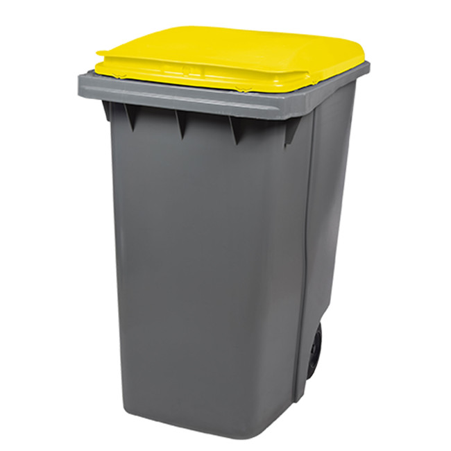 2 Wheel Container Orkea Plastic (HDPE) - 340L - gray / blue