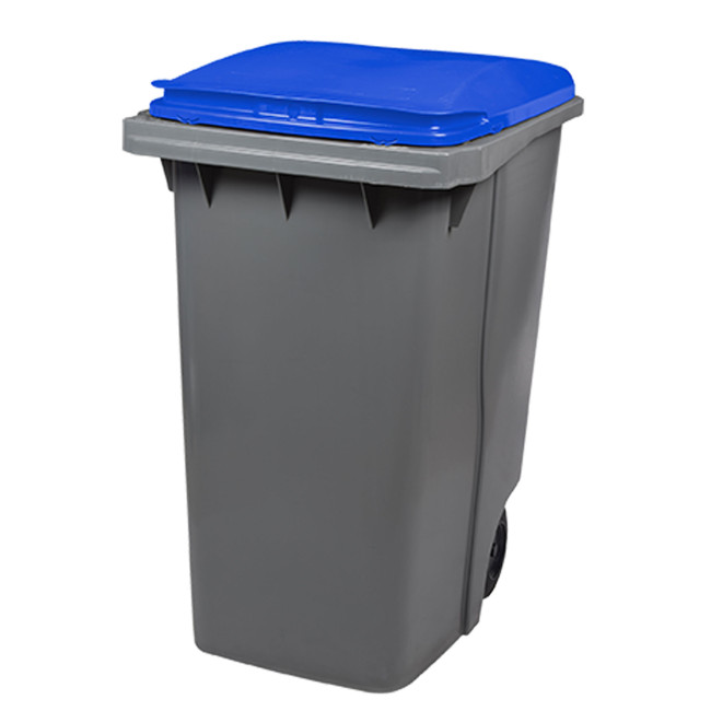 2 Wheel Container Orkea Plastic (HDPE) - 340L - gray / blue