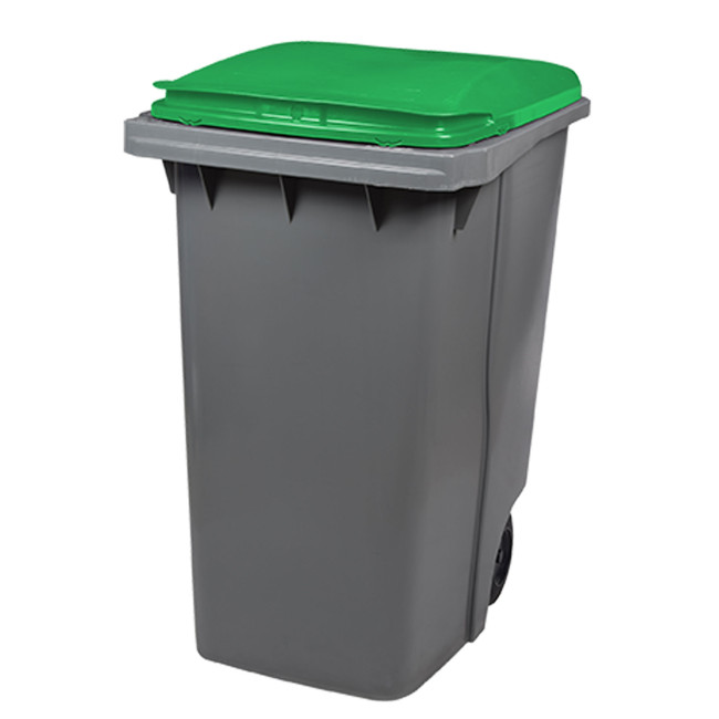 2 Wheel Container Orkea Plastic (HDPE) - 340L - gray / blue