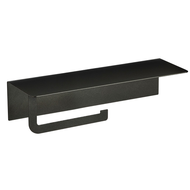 Elura roller holder with metal shelf