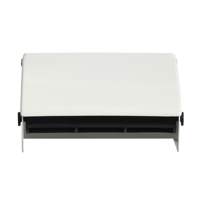 Toilet paper dispenser 1rouleau Halba in wall-mounted metal - White 9016