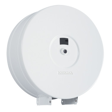 Wall-mounted metal toilet paper dispenser - 400m - white 9016