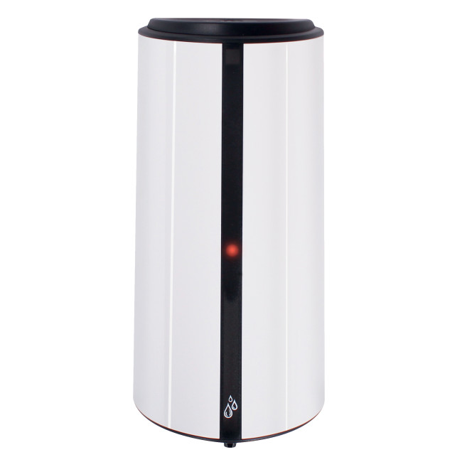Maneo Metal ABS Disinfection Station on Post - white 9016