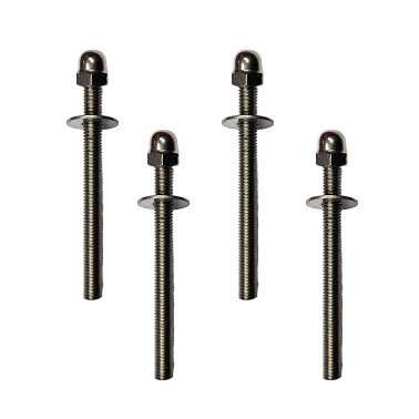 Stainless stainless steel stainless stems - concrete floor (shelters) - 4 points