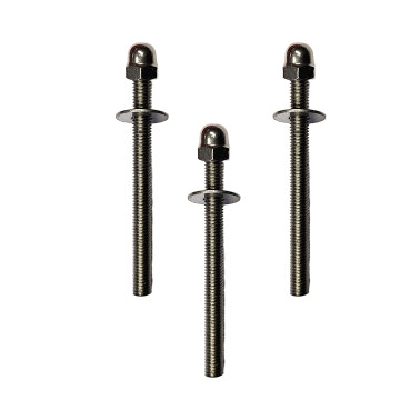 Stainless steel stud fixing kit - concrete floor - 3 points