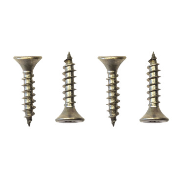 Stainless steel branch fixing kit - wood floor - 4 points