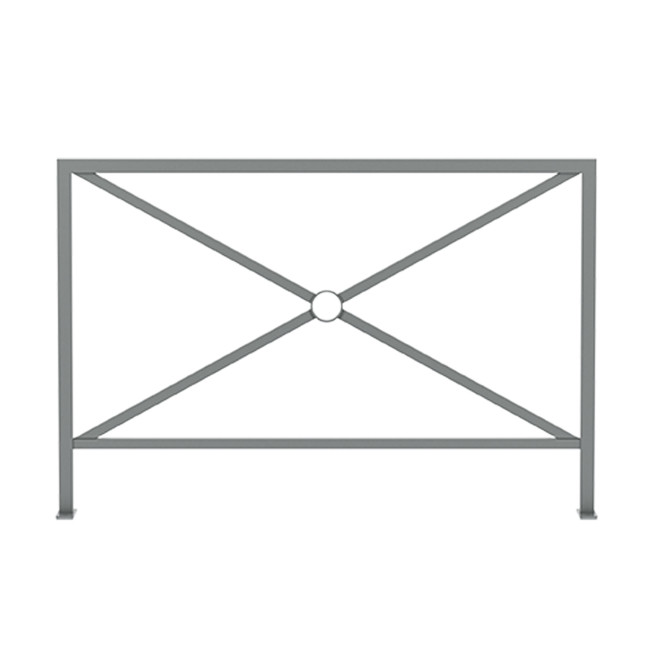 Barrier 1,5m Glisy in ankle metal - anthracite 7016