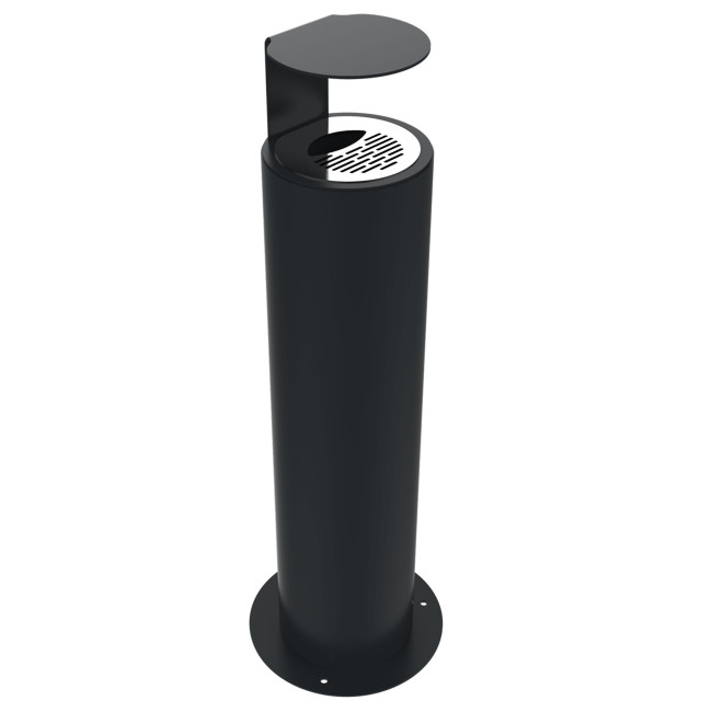 Ashtray 1.5L Kerlin in ankle metal - anthracite 7016
