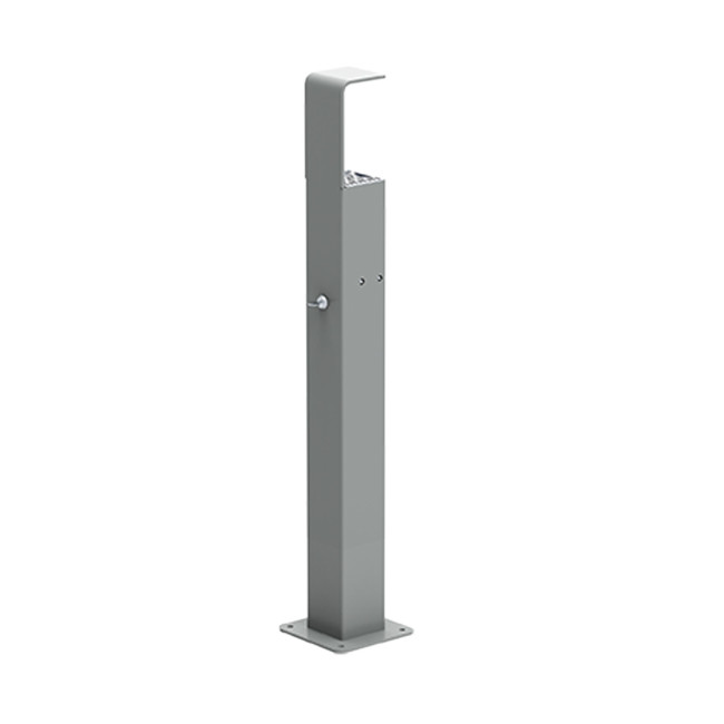 Ashtray 1.5L Moria Galvanized Steel / Stainless Steel - anthracite 7016