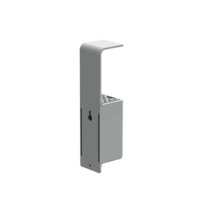 Ashtray 1.5L Moria Galvanized Steel / Wall Stainless Steel - anthracite 7016