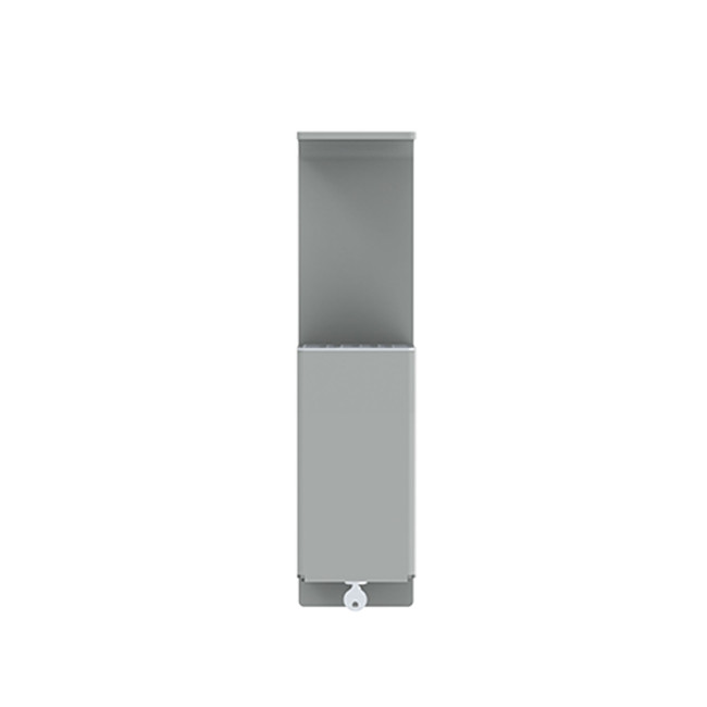 Ashtray 1.5L Moria Galvanized Steel / Wall Stainless Steel - anthracite 7016