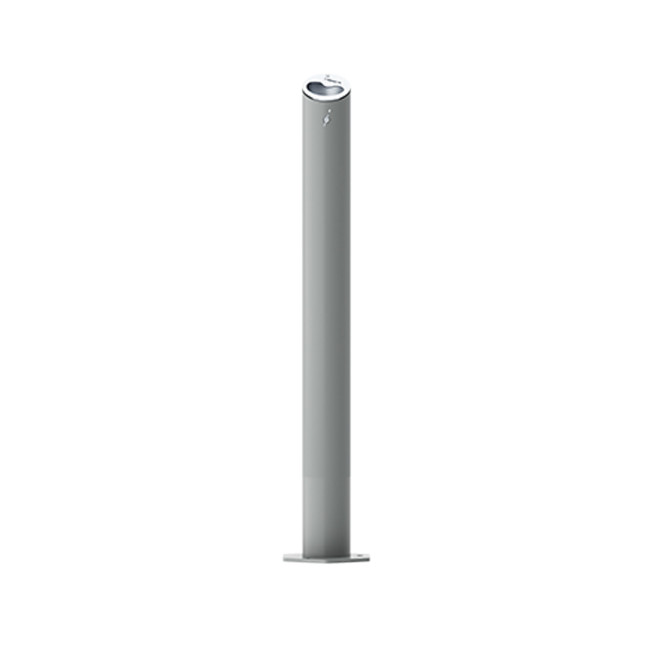 Ashtray 0.5L Vispy Tailler Metal - anthracite 7016 / clear chene