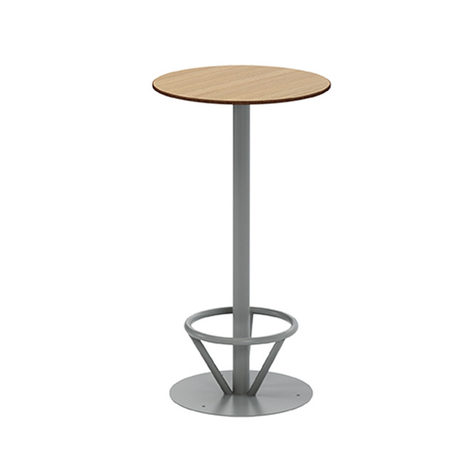 Round Pikor Round Eat With Metal Fitto Fitto - Anthracite 7016 / Clear Chene