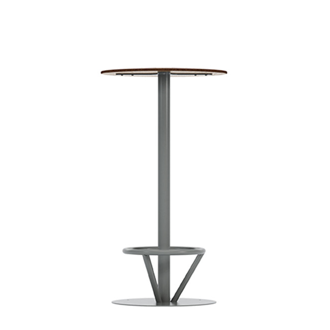 Round Pikor Round Eat With Metal Fitto Fitto - Anthracite 7016 / Clear Chene