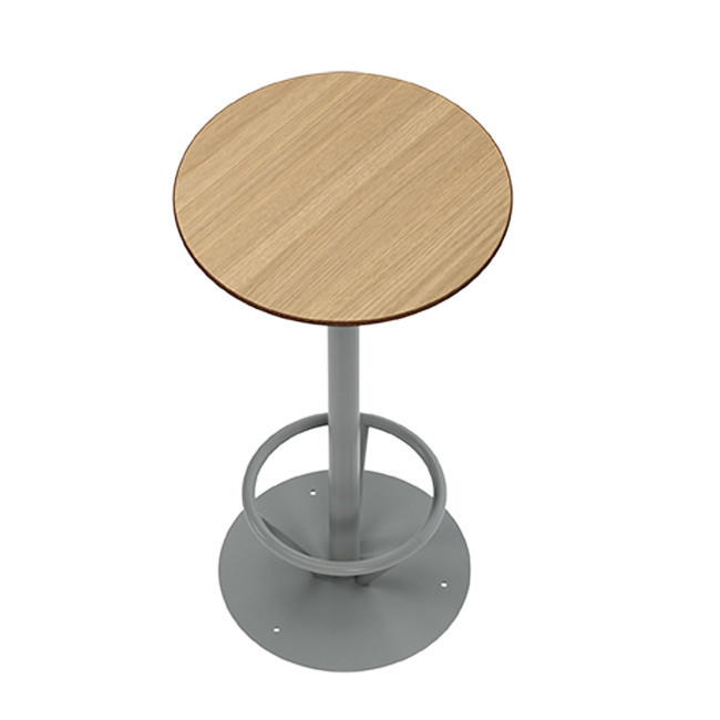 Round Pikor Round Eat With Metal Fitto Fitto - Anthracite 7016 / Clear Chene