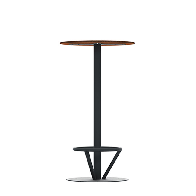 Round Pikor Round Eat With Metal Fitto Fitto - Anthracite 7016 / Clear Chene