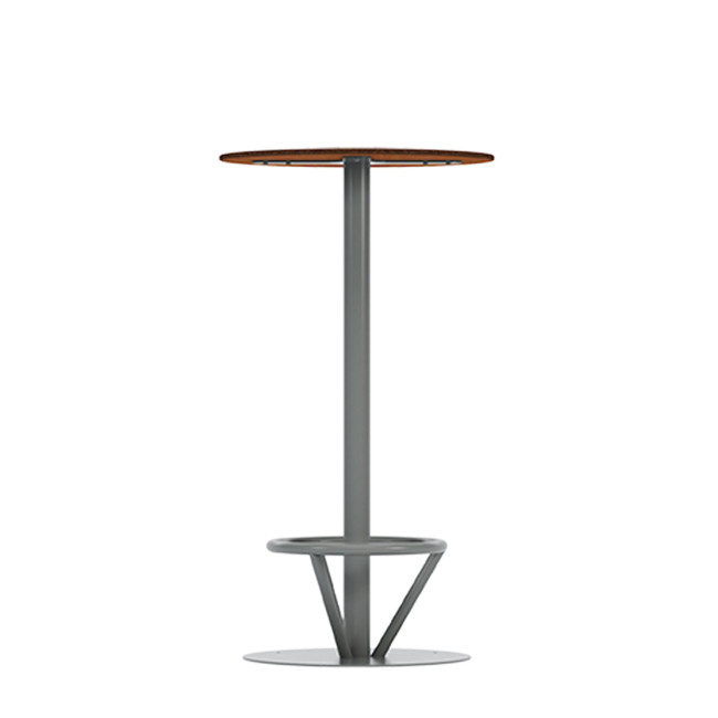 Round Pikor Round Eat With Metal Fitto Fitto - Anthracite 7016 / Clear Chene