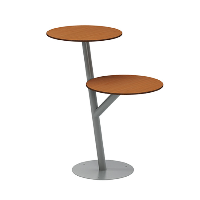 Round Eat Inclined Pikor PMR Metal / HPL - Anthracite 7016 / CHEEN CLEAR