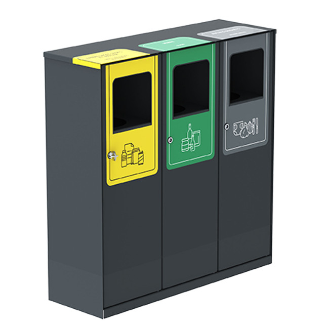 Trimory Metal Tri - 3x40L - packaging / glass / other waste