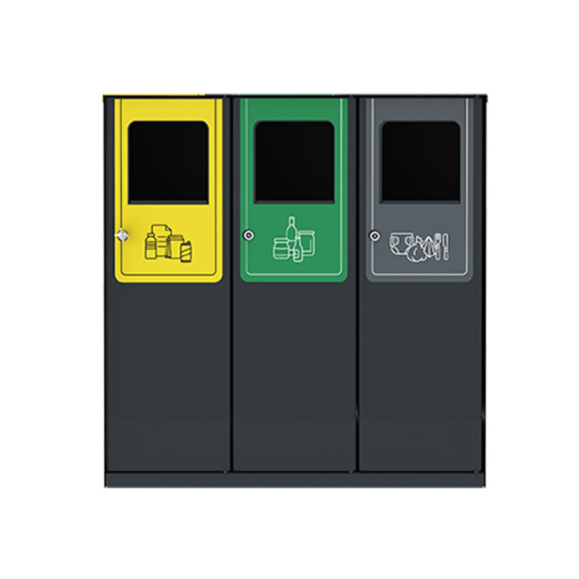 Trimory Metal Tri - 3x40L - packaging / glass / other waste