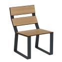 METAL ARMCHAIR / HPL - 1PLACE