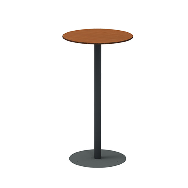 Round Eat Round Pikor Metal / HPL - Anthracite 7016 / Clear Chene