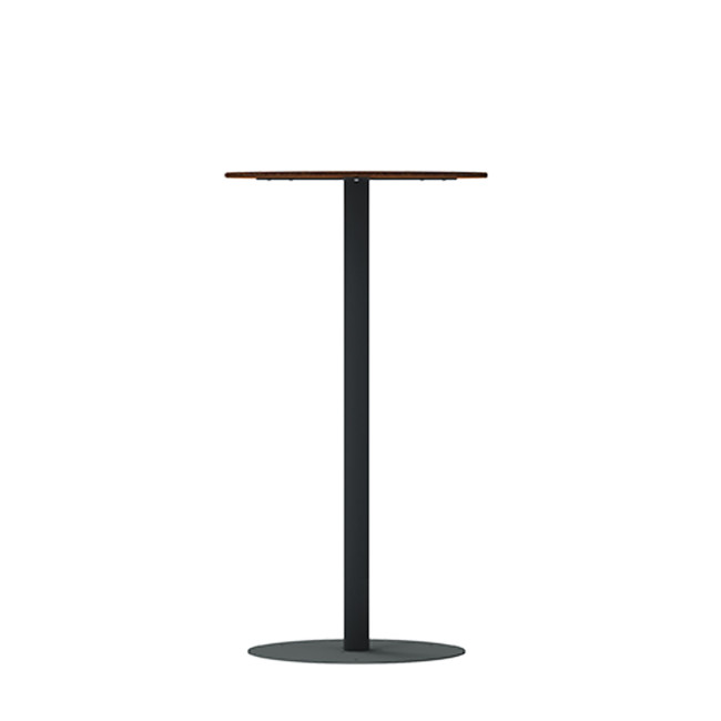 Round Eat Round Pikor Metal / HPL - Anthracite 7016 / Clear Chene