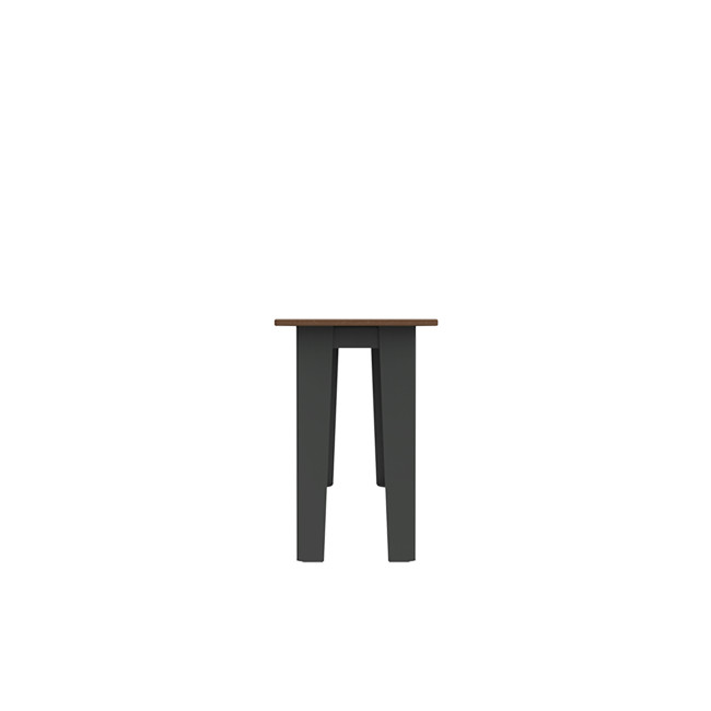 SELIM metal seat / HPL RIGHTS FREE - 2places - anthracite 7016 / cheen clear