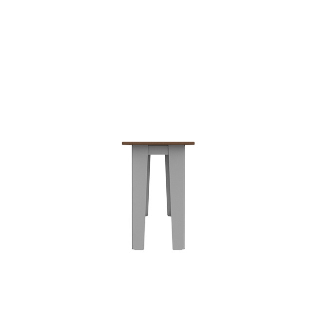SELIM metal seat / HPL RIGHTS FREE - 2places - anthracite 7016 / cheen clear