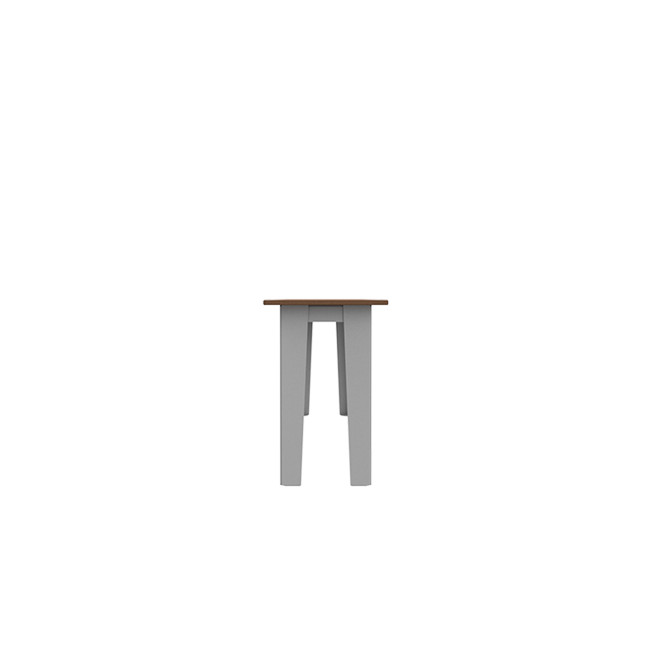 Selim metal seat / HPL straight feet - 3places - anthracite 7016 / cheen clear
