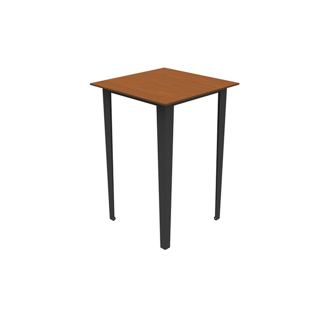 HIGH TABLE 2 PLACES SELIM IN METAL / HPL HEAR RIGHT RIGHTS - anthracite 7016 / clear chene