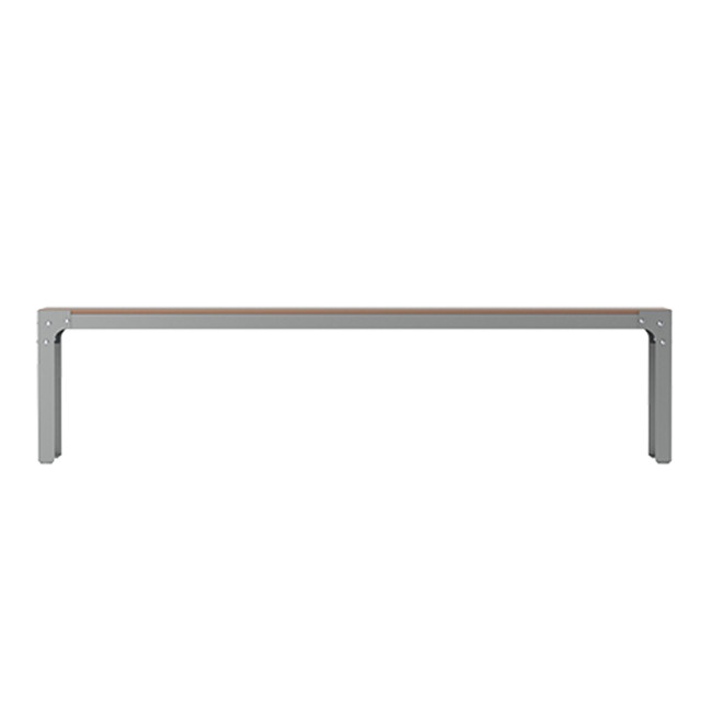 Boldo metal / HPL - 4places - anthracite 7016 / clear chene