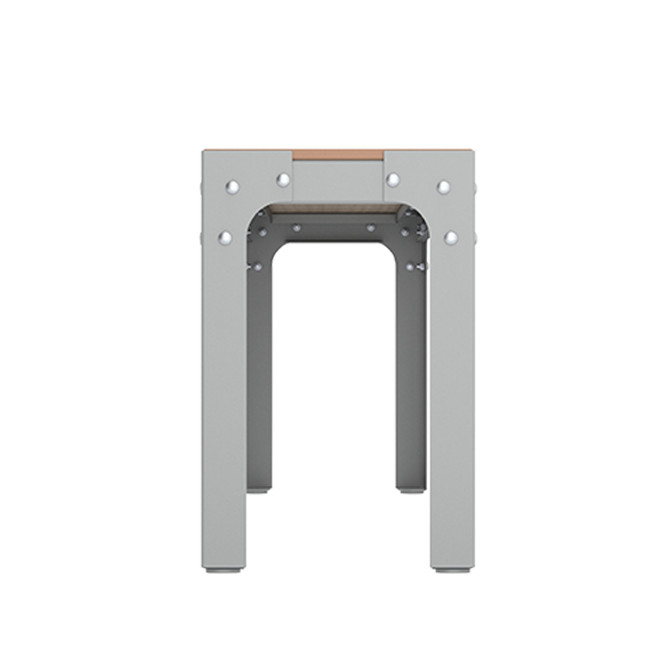 Boldo metal / HPL - 4places - anthracite 7016 / clear chene
